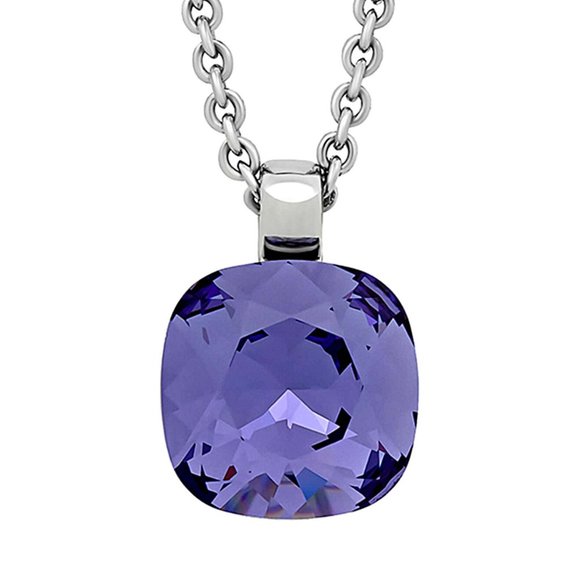 Lola Grace Purple Swarovski Crystal Necklace - Picture 1 of 6